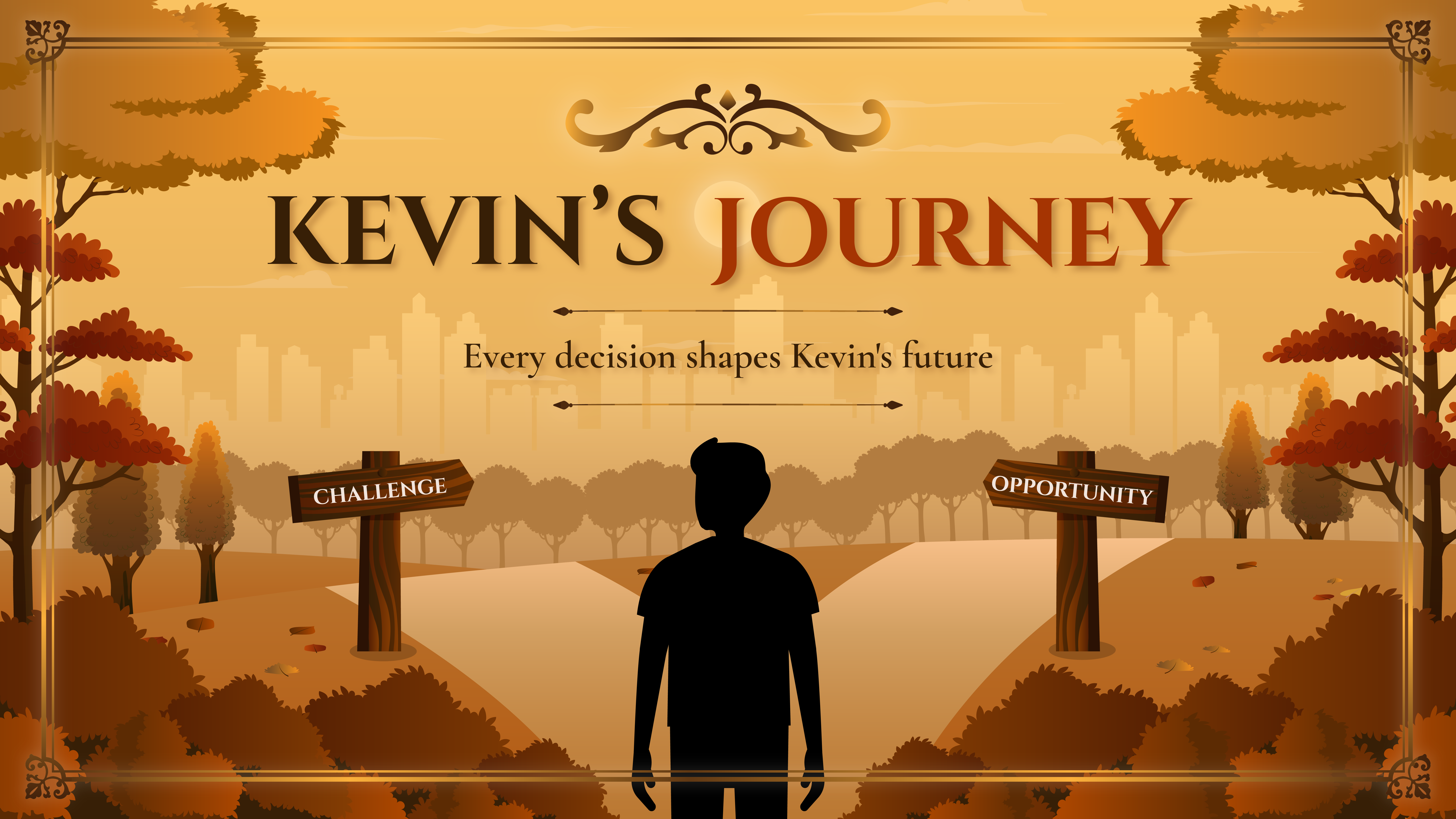 Tampilan pembuka Kevin's Journey, game peserta Wawasan Kebangsaan WGG 2026.